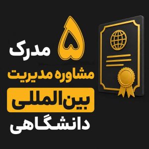 5 مدرک مشاوره مدیریت بینالمللی دانشگاهی